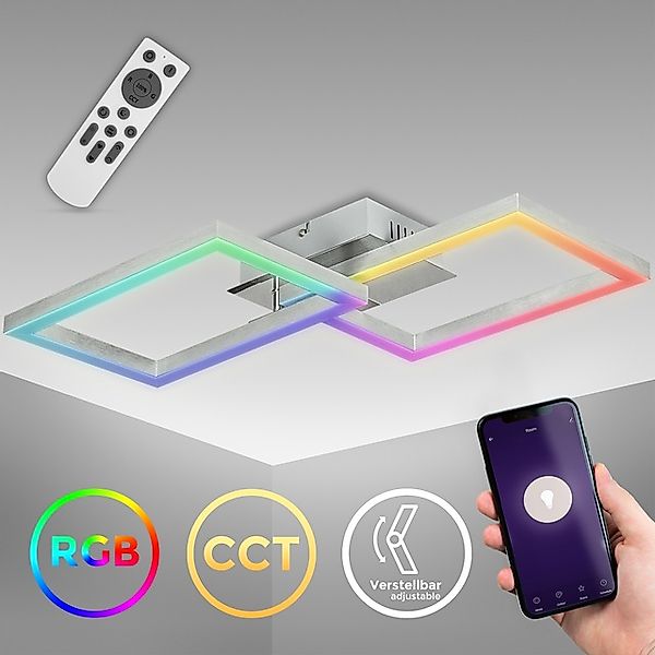 B.K.Licht LED Deckenleuchte »Smarte LED-Deckenleuchte, mit Farbwechsel, Lic günstig online kaufen