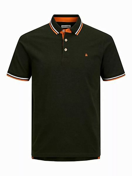 Jack & Jones Poloshirt + Fit Polo Shirt JJEPAULOS Sommer Hemd Pique (1-tlg) günstig online kaufen