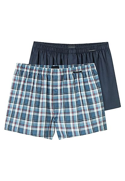 Schiesser Boxershorts Boxershorts Multipacks (2-St) Webboxer günstig online kaufen