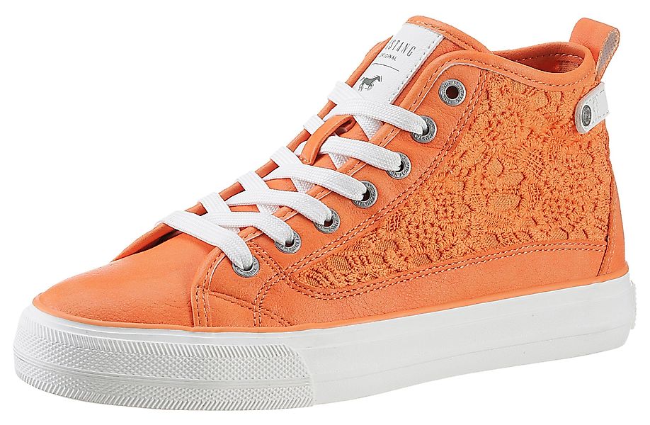 Mustang Shoes Schnürboots, High Top-Sneaker, Freizeitschuh günstig online kaufen
