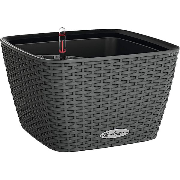 Lechuza® Pflanzgefäß Bacino Cottage Granit 30 x 30 cm Erdbewässerungssystem günstig online kaufen