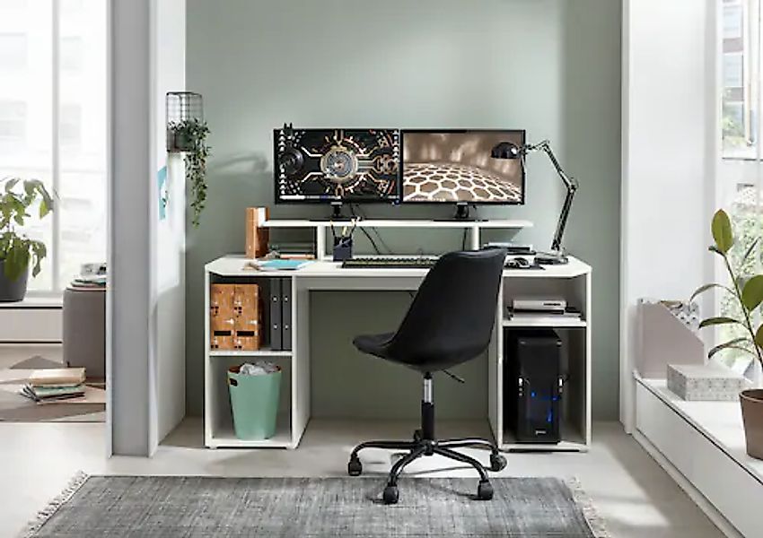 borchardt Möbel Gamingtisch »Tippy«, Breite 160 cm, Schreibtisch mit viel S günstig online kaufen