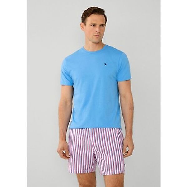 Hackett  T-Shirts & Poloshirts Swim trim logo tee - marina günstig online kaufen