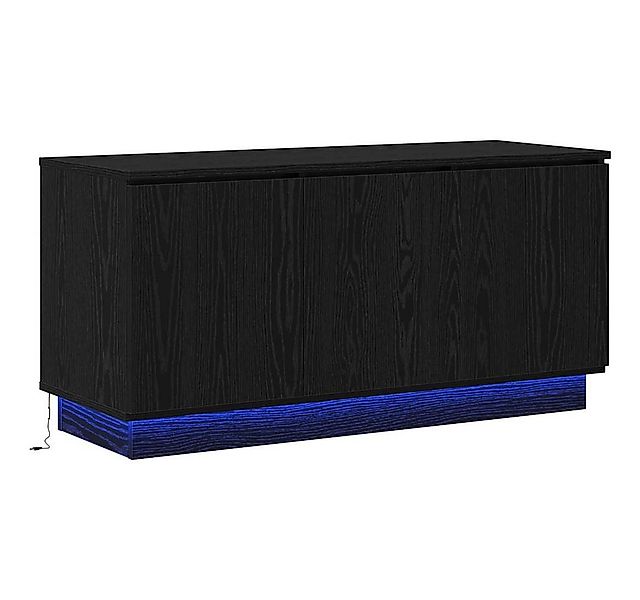 vidaXL TV-Schrank TV-Schränk Schwarz Eichen-Optik 100 x 38 x 49 cm Holzwerk günstig online kaufen