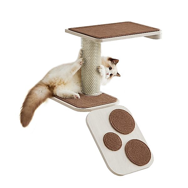 FEANDREA Katzen-Kletterwand, Kratzbaum Clickat Katzentreppe Katzenbrett günstig online kaufen