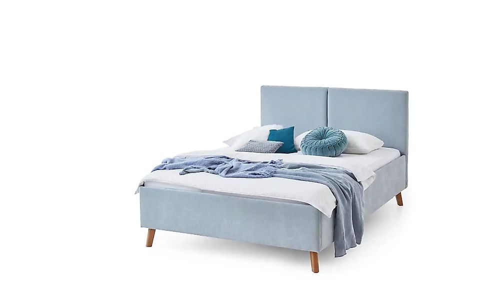 Polsterbett in hellblau Piano ¦ blau ¦ Maße (cm): B: 146 H: 100 Betten > Po günstig online kaufen