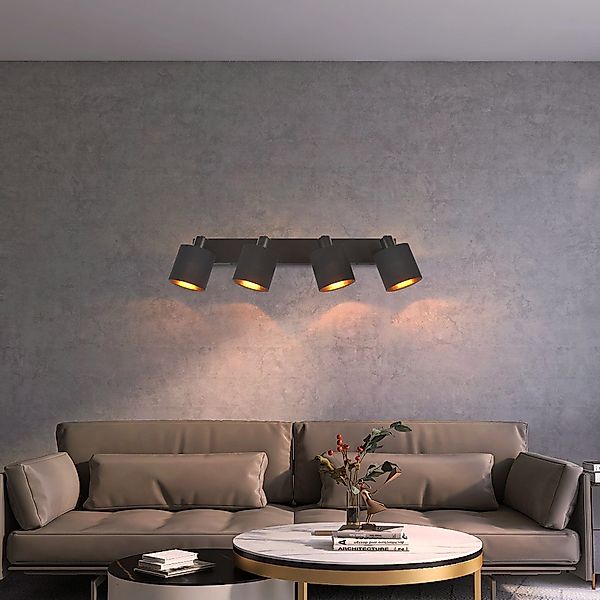 Nettlife Deckenstrahler Schwarz Deckenstrahler Schwenkbar 350° günstig online kaufen