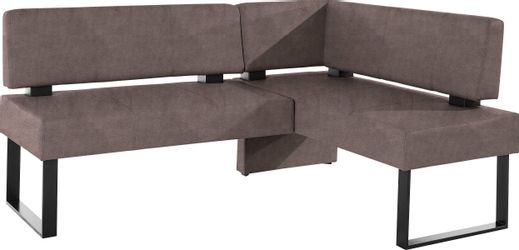 Home affaire Eckbank Oliver mit Metallgestell, günstig online kaufen