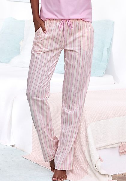 Vivance Dreams Pyjamahose mit zartem Streifenmuster günstig online kaufen