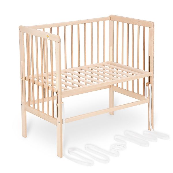 FabiMax Beistellbett Babybett Boxspring klar lackiert, günstig online kaufen