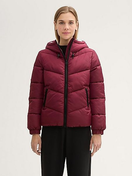 TOM TAILOR Denim Steppjacke mit Kapuze günstig online kaufen