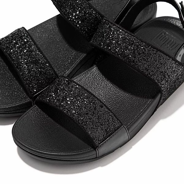 Fitflop Keilsandalette "LULU GLITTER BACK-STRAP SANDALS", Sommerschuh, Sand günstig online kaufen