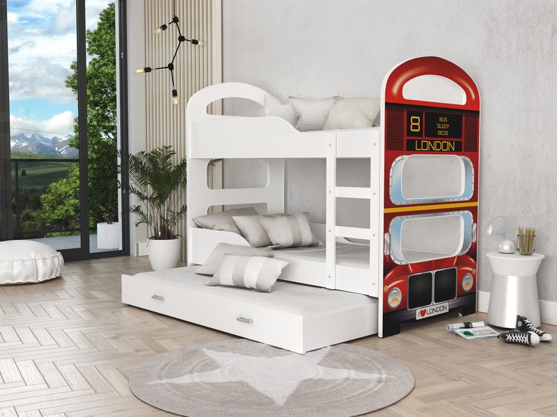 AJKmeble Hochbett 80x160cm und 80x190cm in günstig online kaufen