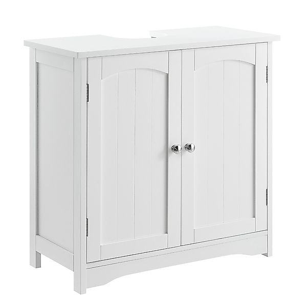 en.casa Waschbeckenunterschrank »Dalum« 60x60x30cm Weiß günstig online kaufen