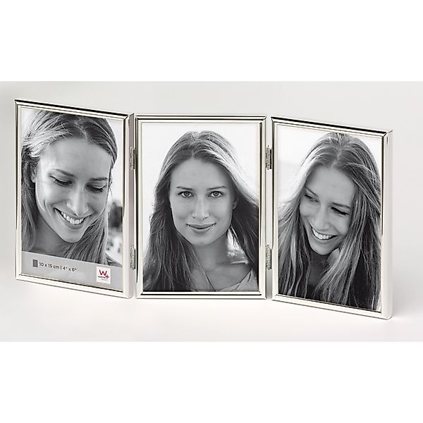 walther design Chloe Portrait Bilderrahmen  3X10x15 cm  Silber günstig online kaufen