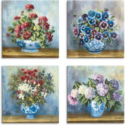 Artland Leinwandbild Blumen Bouqets, Blumen (4 günstig online kaufen