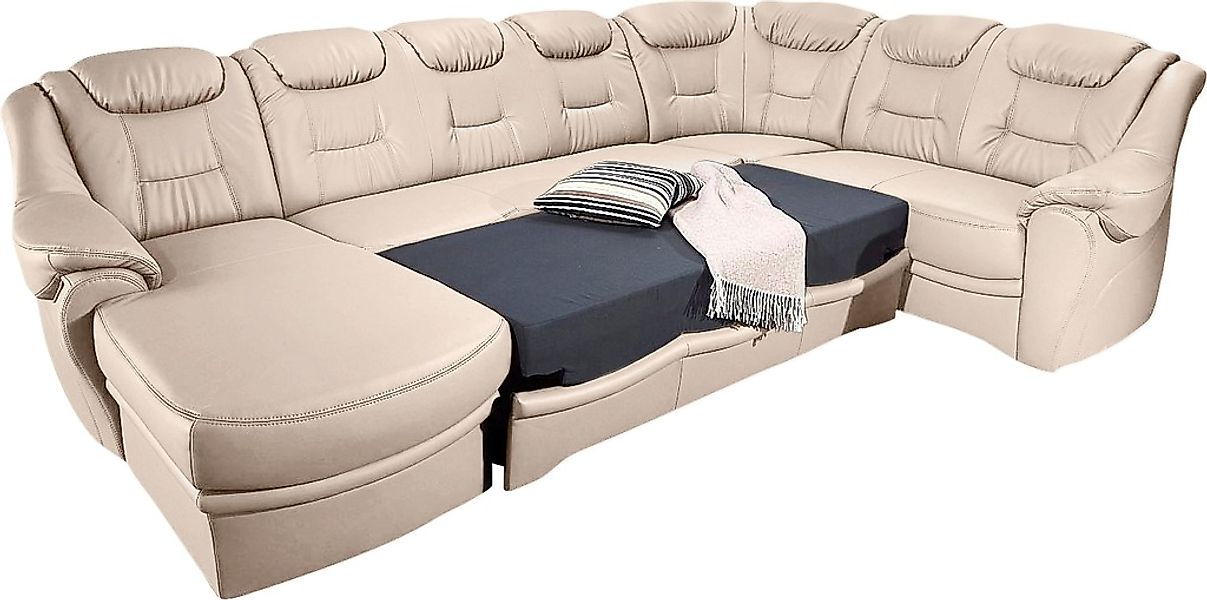 sit&more Wohnlandschaft »Bellevue U-Form«, wahlweise mit Bettfunktion günstig online kaufen