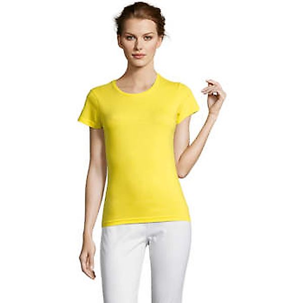 Sols  T-Shirt Miss camiseta manga corta mujer-100% algodón semi-peinado günstig online kaufen