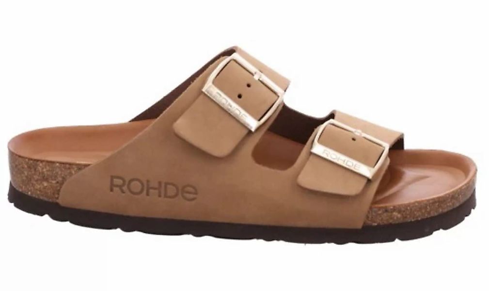 Rohde Pantolette "Alba", Keilabsatz, Sommerschuh, Hausschuh mit zwei Schnal günstig online kaufen