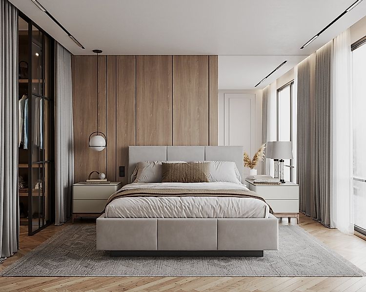 thematys Polsterbett Stauraumbett mit Bettkasten 90x200, 120x200, 140x200, günstig online kaufen