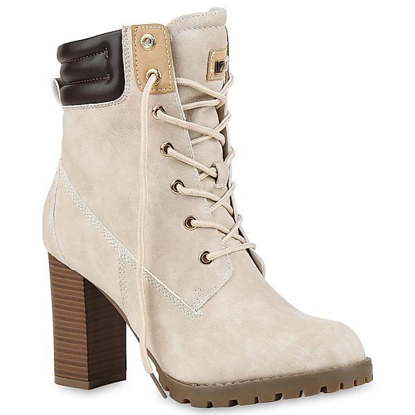 VAN HILL 812259 Schnürstiefelette Damen Schnürstiefeletten günstig online kaufen