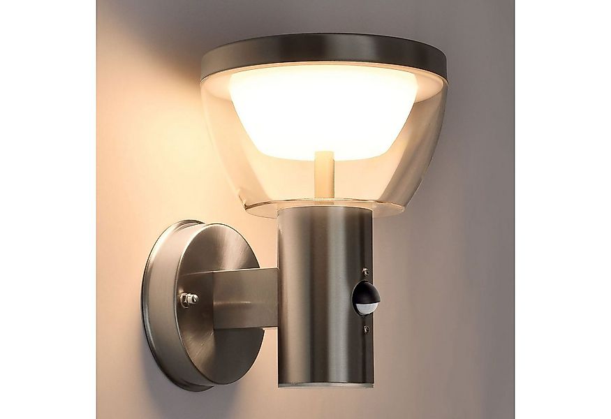 Maxkomfort Außen-Wandleuchte Wandleuchte 309A, mit Bewegungsmelder, LED fes günstig online kaufen