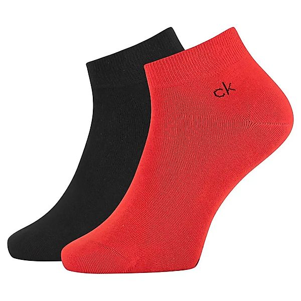 Calvin Klein Casual Flat Knit Cotton Simon Quarter Socken 2 Paare EU 39-42 günstig online kaufen
