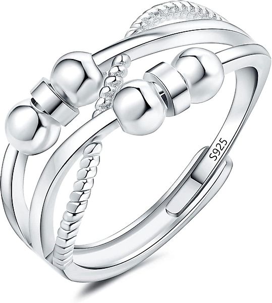 LuxusKollektion Silberring Silber Angst Ring 925 günstig online kaufen