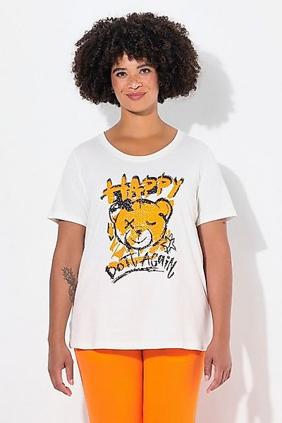 Angel of Style T-Shirt T-Shirt Boxy Fit Teddy-Motiv Halbarm günstig online kaufen