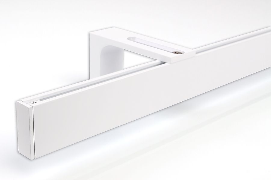 Deco-Raum Gardinenstange Innenlauf eckig, 1-läufig, Wunschmaßlänge, kürzbar günstig online kaufen