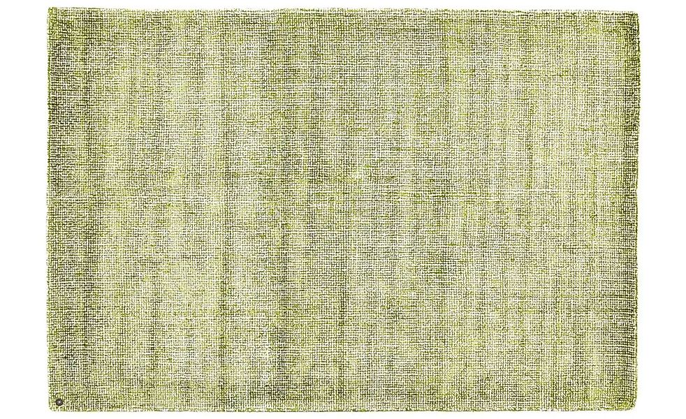 Tom Tailor Wollteppich  Groove ¦ grün ¦ Viskose ¦ Maße (cm): B: 85 H: 2 Tep günstig online kaufen