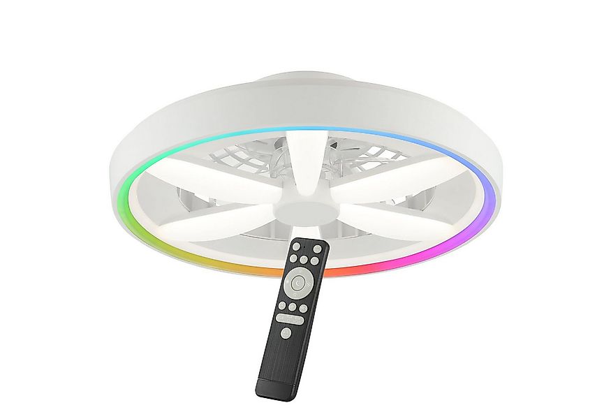 Brilliant LED Deckenleuchte Gaiano, CCT - über Fernbedienung, Dimmfunktion, günstig online kaufen