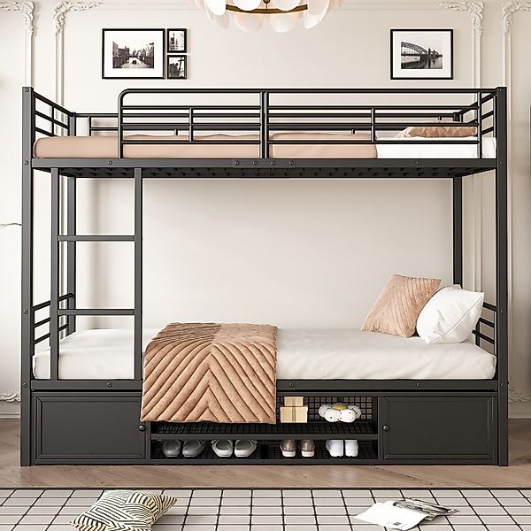 Flieks Etagenbett, Kinderbett Metallbett 90x200cm mit günstig online kaufen