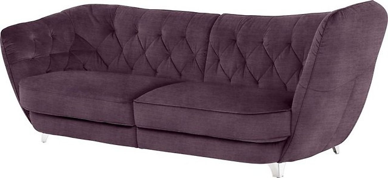 Leonique Big-Sofa "Retro", stylischer Hochlehner günstig online kaufen