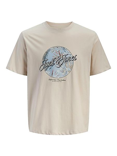 Jack & Jones Rundhalsshirt JJHONOLULU SHAPE TEE SS CREW NECK Baumwolle, reg günstig online kaufen