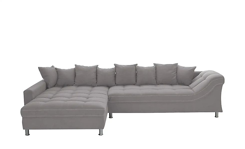 smart Ecksofa  Hanalie ¦ grau ¦ Maße (cm): B: 340 H: 95 T: 226.0 Polstermöb günstig online kaufen