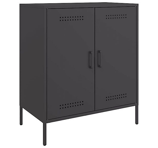 vidaXL Sideboard Sideboard Schwarz 68x39x79 cm Stahl (1 St) günstig online kaufen