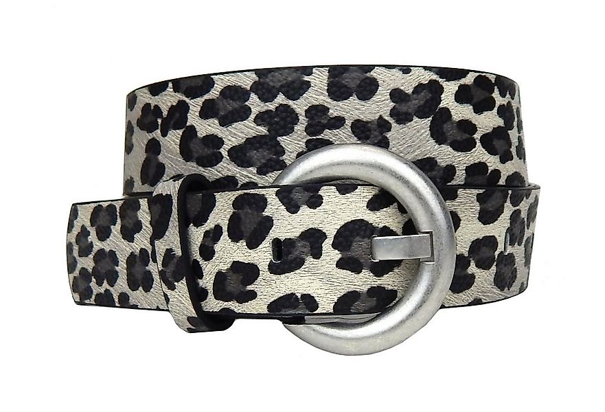 Ella Jonte Synthetikgürtel Animalprint in Leopard-Optik, grau-schwarz, 3,2 günstig online kaufen