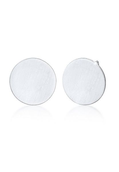 Elli Paar Ohrstecker Ohrstecker Geo Kreis Matt Basic Cool 925er Silber, Geo günstig online kaufen