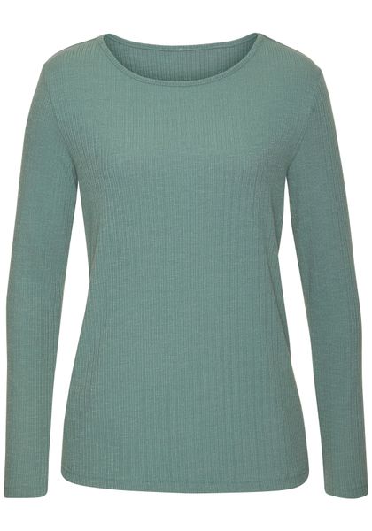 Vivance Langarmshirt mit modischer Rippstruktur aus günstig online kaufen