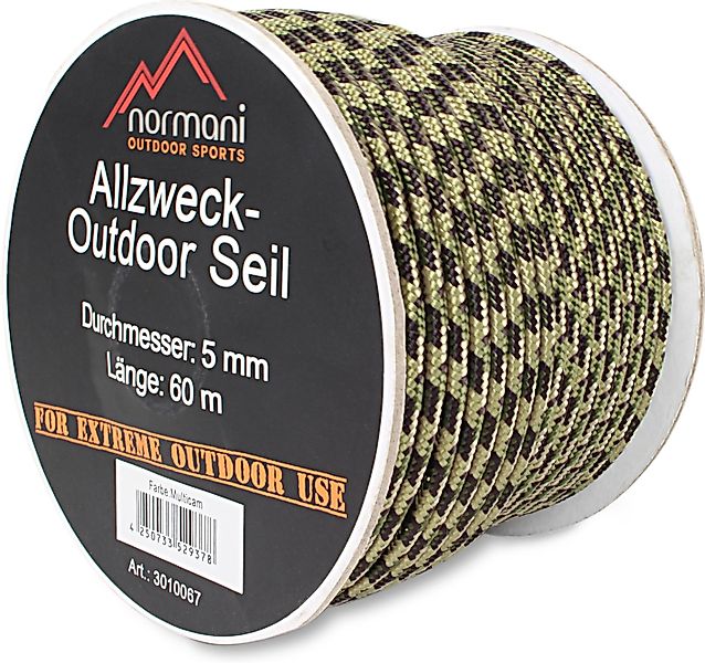 normani Allzweck-Outdoor-Seil 5 mm x 60 günstig online kaufen