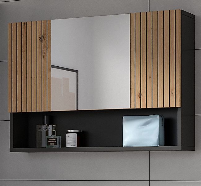 Inn.Furn Badezimmerspiegelschrank Livia (Badspiegel in Eiche günstig online kaufen