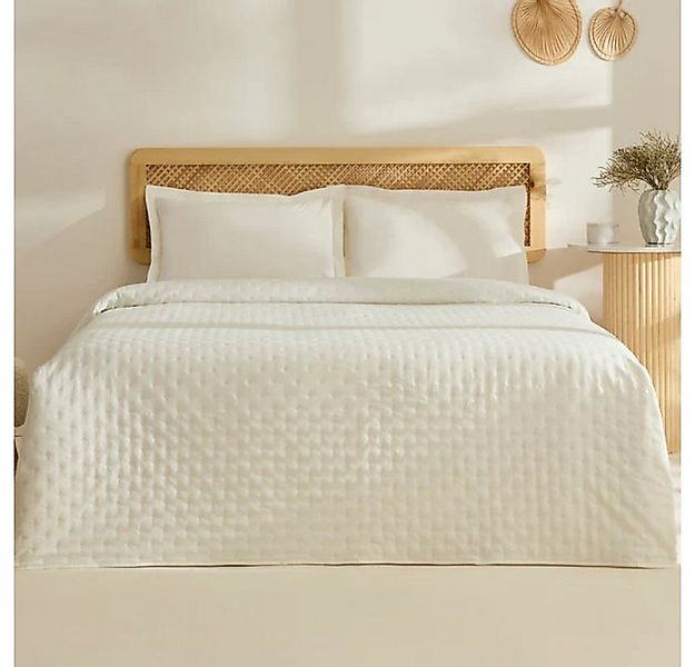 Karaca Home Tagesdecke Breezy Bettüberwurf Ecru 230x240 Cm günstig online kaufen