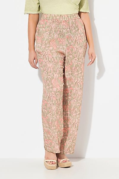 Ulla Popken Schlupfhose Hose Rose Safaridruck günstig online kaufen