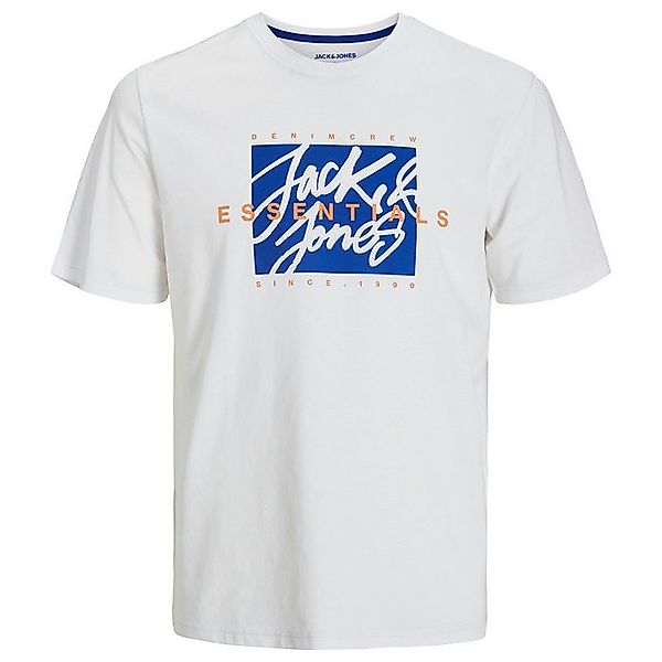 Jack & Jones Rundhalsshirt Große Größen T-Shirt weiß Frontprint Jack&Jones günstig online kaufen