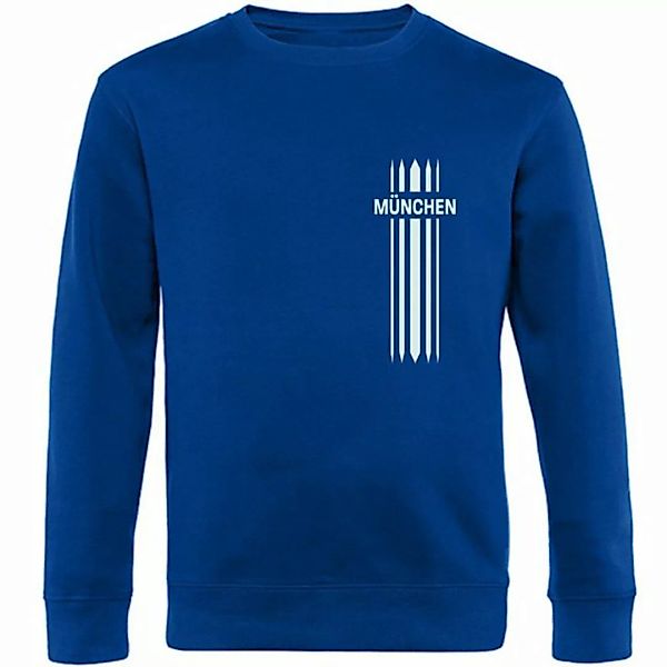 multifanshop Sweatshirt München blau - Streifen - Pullover günstig online kaufen