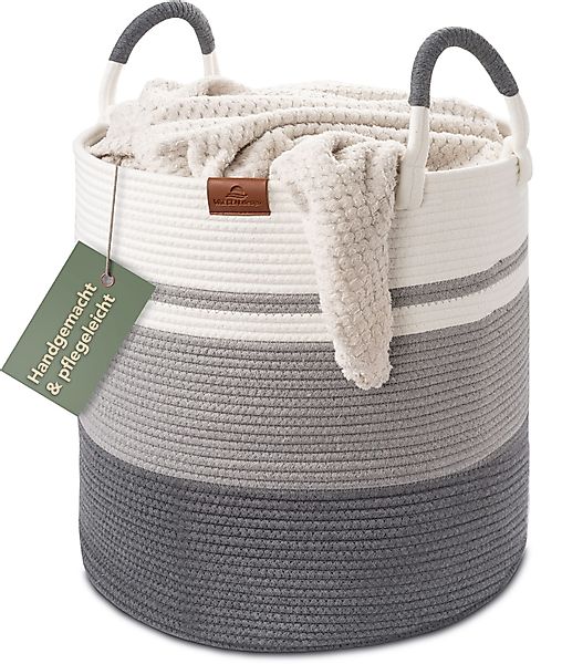 WIESEN.design Wäschekorb EMILIA Ø46xH48 cm 80L, günstig online kaufen