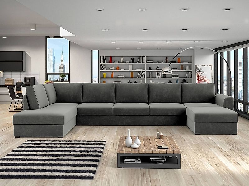 MIRJAN24 Wohnlandschaft Wilma Large, mit zwei Bettkasten und Schlaffunktion günstig online kaufen