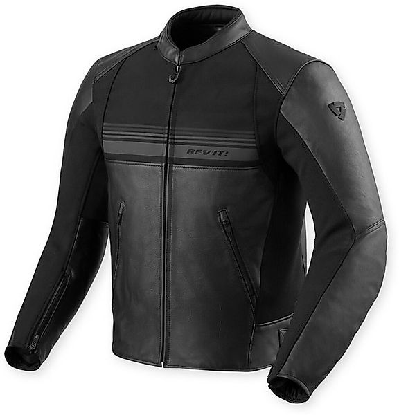 Revit Motorradjacke Mile 2 Motorrad Lederjacke herausnehmbares Innenfutter günstig online kaufen