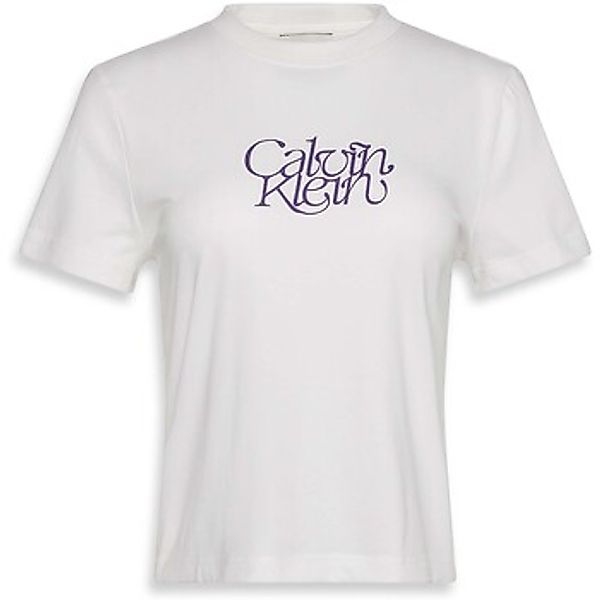 Ck Jeans  T-Shirt Ss Fitted Script Cal günstig online kaufen